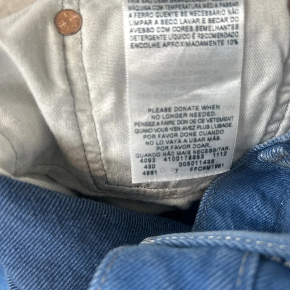 Men's‎ vintage Turquoise Levi's 501 Buton Fly Jeans 42x30